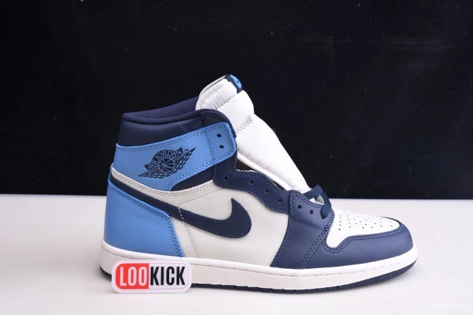 One Kick High 555088-140 Retro Jordan OG 1 Obsidian Air 0805